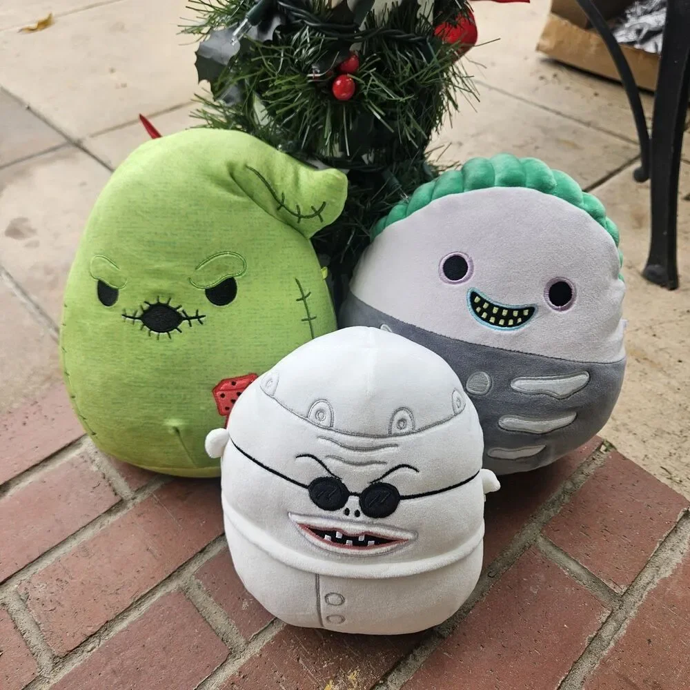 Lot 3 Squishmallows Nightmare Before Christmas Dr. Finklestein Oogie Boogie 8